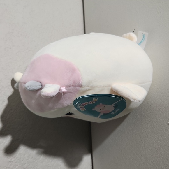 Malia Sea Cow Manatee squishmallows NWT S8 Valentines Day Pink white - Picture 3 of 10